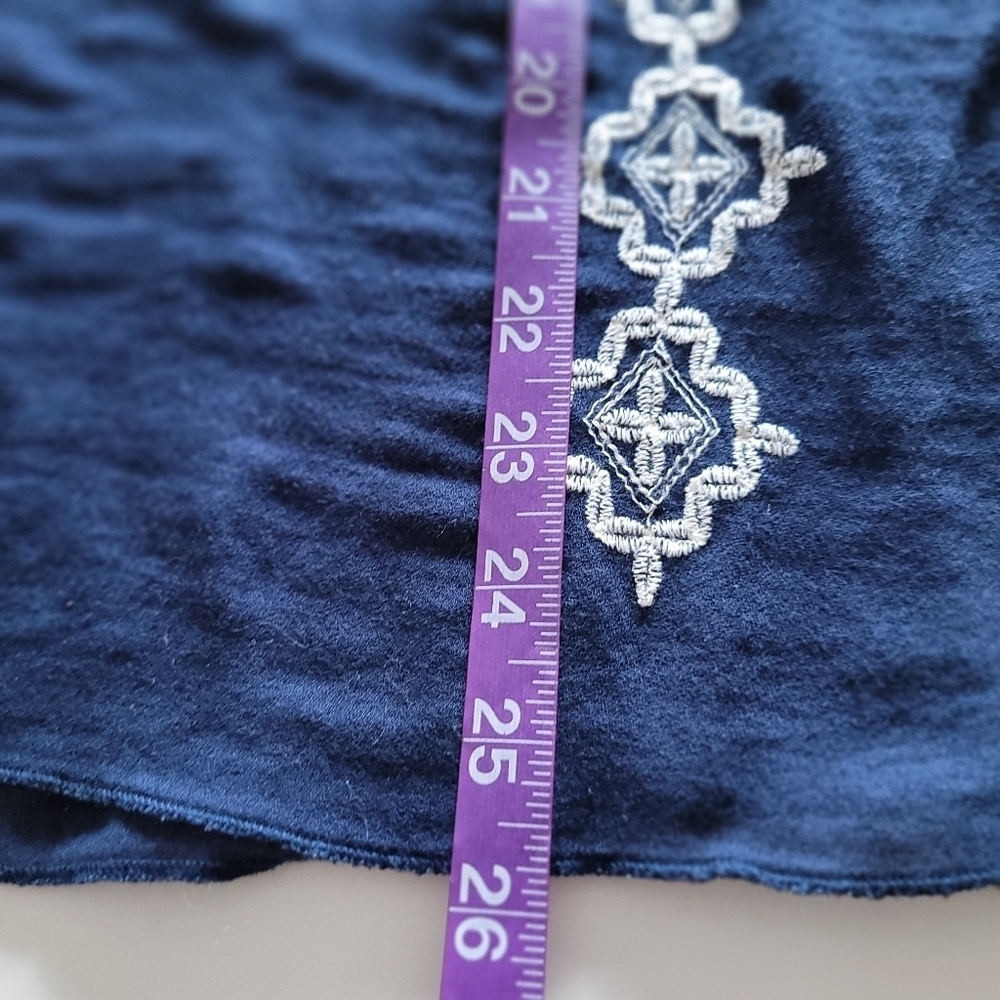Lucky Brand embroidered peasant top - Picture 6 of 8